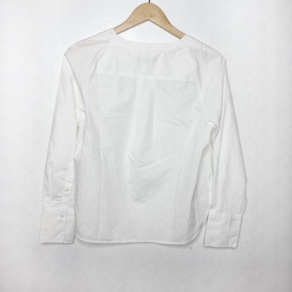 BANANA REPUBLIC Poplin Popover Blouse - Picture 2 of 3